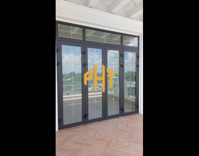 Cửa nhôm Xing fa 4 canh mở quay 